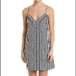 Black gingham dress